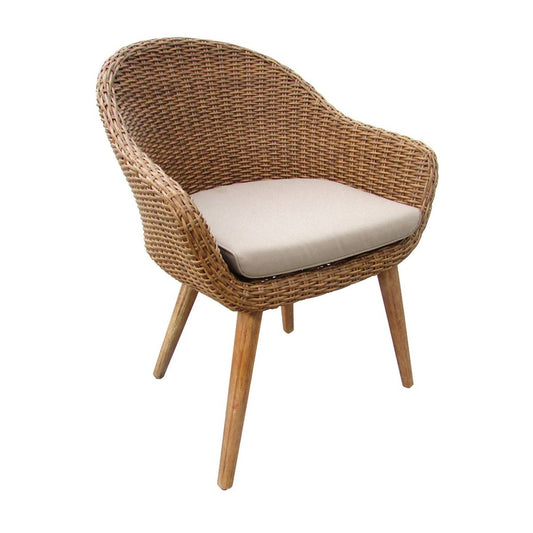Armsessel Gartensessel Relaxsessel Stuhl Garten Balkon Sessel Rattan Korb Optik