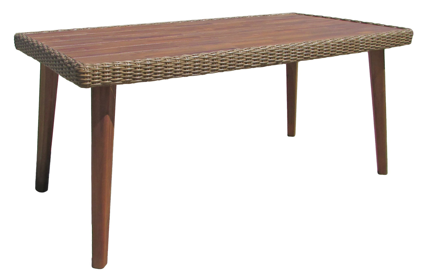 Garten Akazie Tisch 160cm Gartentisch Holztisch Holz massiv Balkon Terrasse