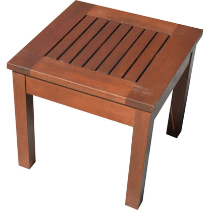 Sitzgruppe SONORA dunkelbraun Garten Sitzgruppe Outdoor Braun Holz Balkonset Set