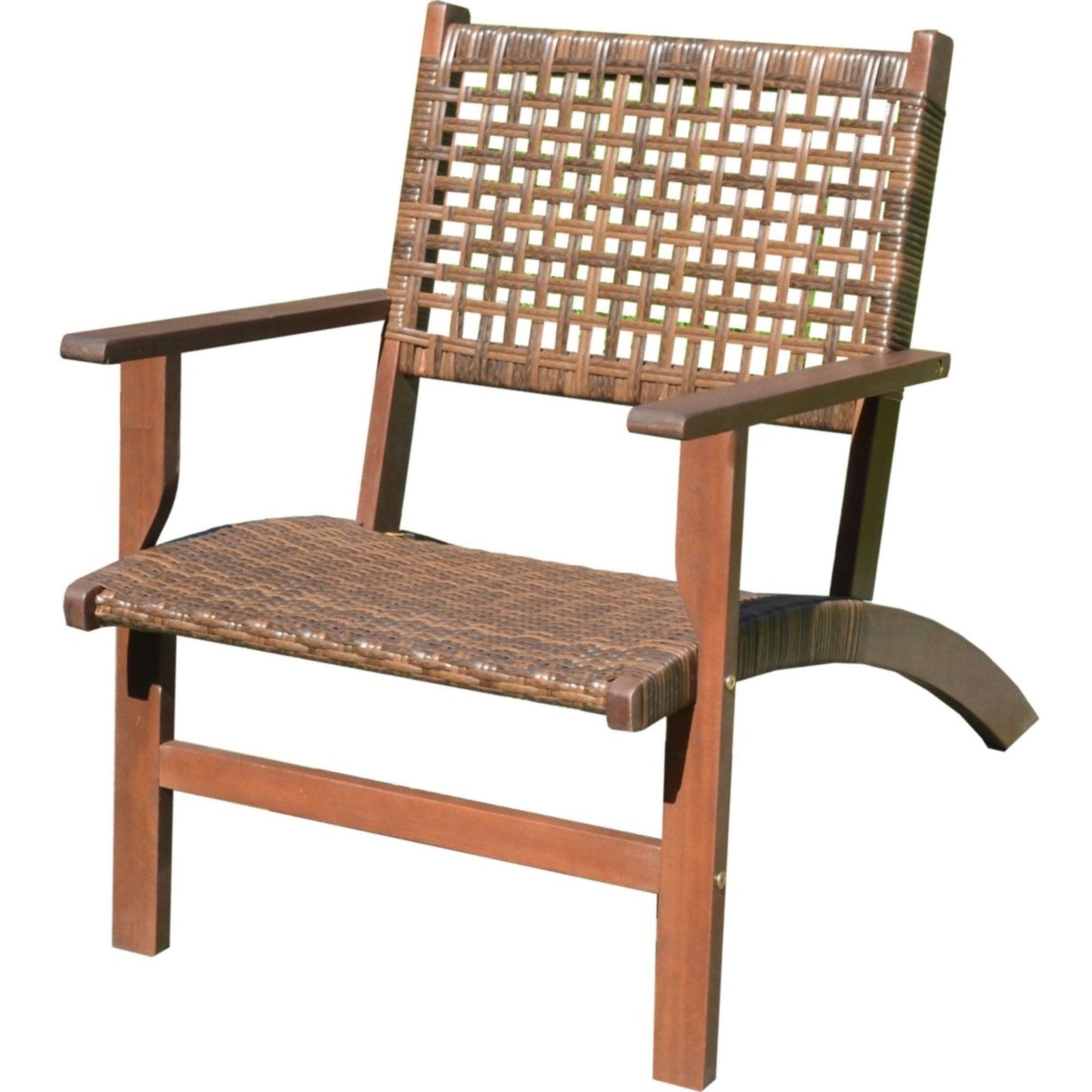 Sitzgruppe SONORA dunkelbraun Garten Sitzgruppe Outdoor Braun Holz Balkonset Set