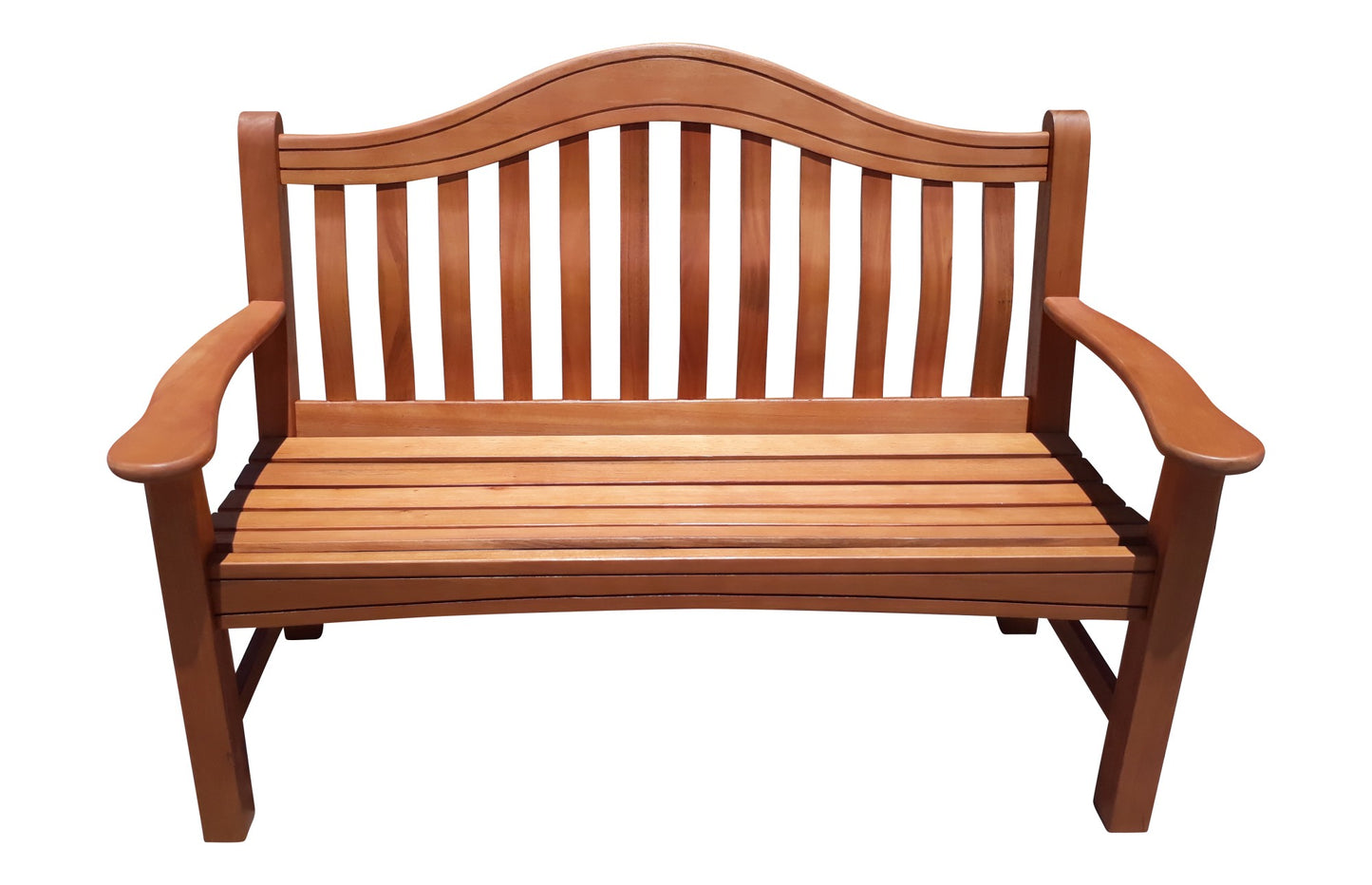 Bank KINGSTON 2-Sitzer Holz Sitzbank Parkbank Gartenbank Garten Möbel Outdoor