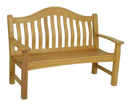 Bank KINGSTON 2-Sitzer Holz Sitzbank Parkbank Gartenbank Garten Möbel Outdoor