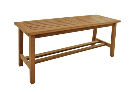 Bank SANTA CLARA Akazie Gartenbank Garten Terrasse Sitzbank Parkbank Holz massiv
