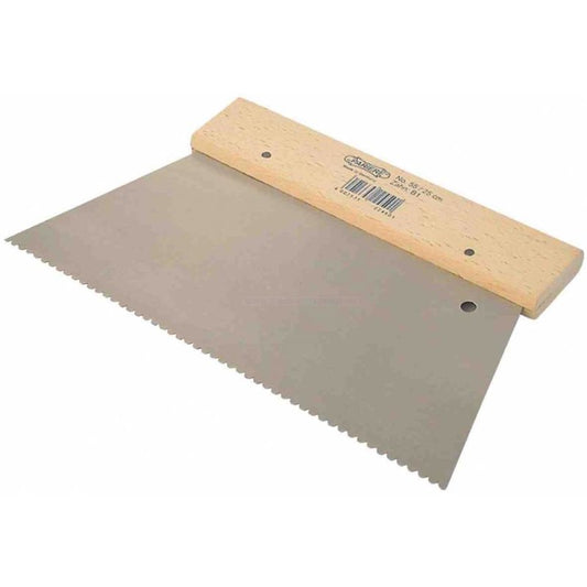 Bona Zahnspachtel 180x150 mm 1500G (B16) Kleberspachtel Spachtel Rippenspachtel