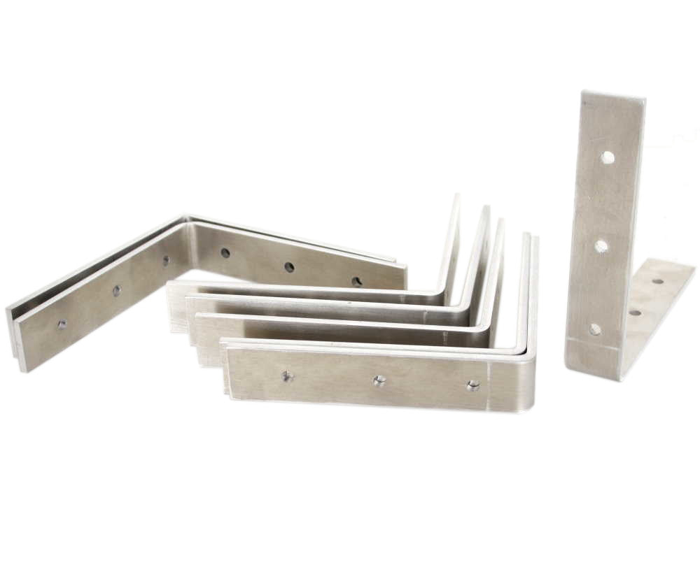 ALU Winkel Schwerlast 15x15x3cm Verbinder Metallwinkel Regal Stuhl Bücherregal