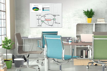 Sigel Glas Magnettafel Magnetboard Magnet Tafel Memoboard Whiteboard weiß