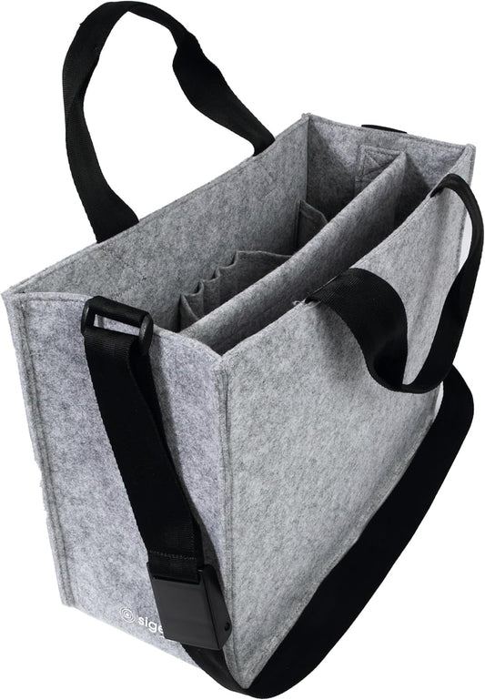 Sigel BA408 Desk Sharing Bag M Filztasche Laptoptasche Akten Laptop Tasche Filz