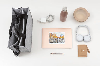 Sigel BA408 Desk Sharing Bag M Filztasche Laptoptasche Akten Laptop Tasche Filz