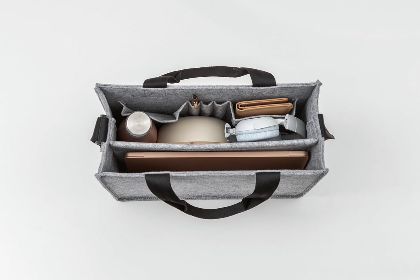 Sigel BA408 Desk Sharing Bag M Filztasche Laptoptasche Akten Laptop Tasche Filz