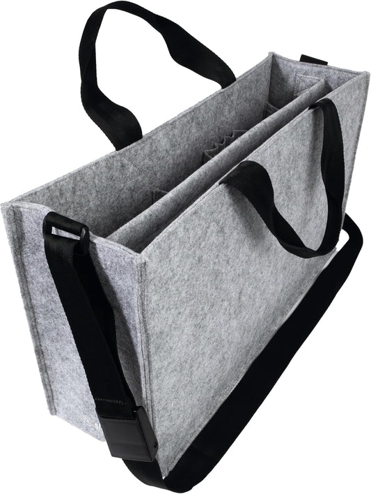 Sigel BA409 Desk Sharing Bag L Filztasche Laptoptasche Akten Laptop Tasche Filz