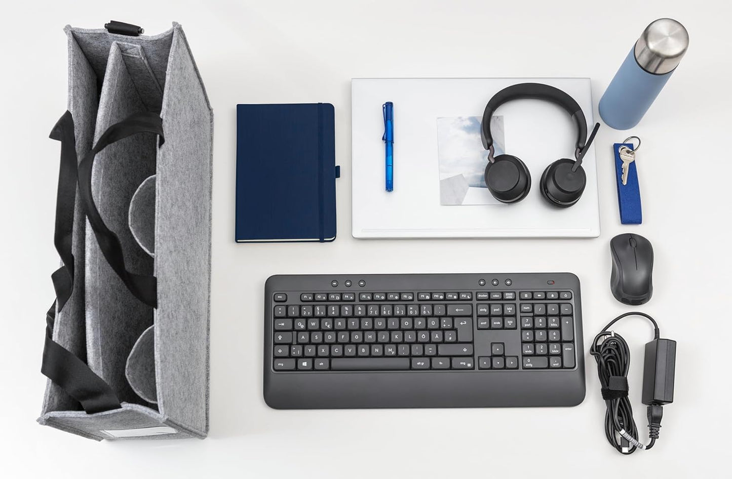 Sigel BA409 Desk Sharing Bag L Filztasche Laptoptasche Akten Laptop Tasche Filz