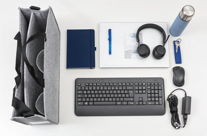 Sigel BA409 Desk Sharing Bag L Filztasche Laptoptasche Akten Laptop Tasche Filz