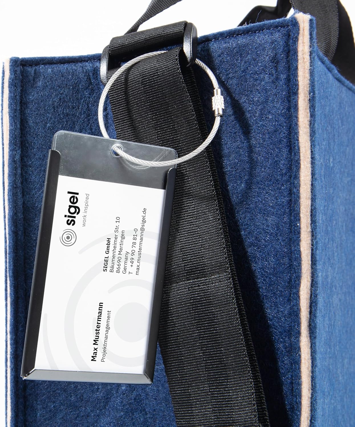 Sigel BA420 Desk Sharing Bag M Filztasche Laptoptasche Akten Laptop Tasche Filz