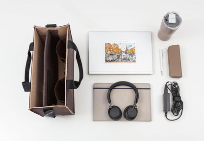 Sigel BA422 Desk Sharing Bag M Filztasche Laptoptasche Akten Laptop Tasche Filz