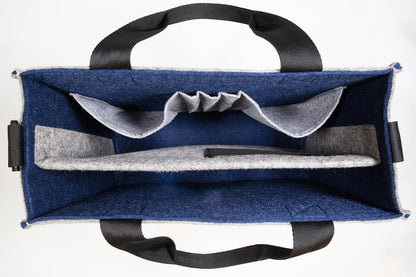 Sigel BA424 Desk Sharing Bag M Filztasche Laptoptasche Akten Laptop Tasche Filz
