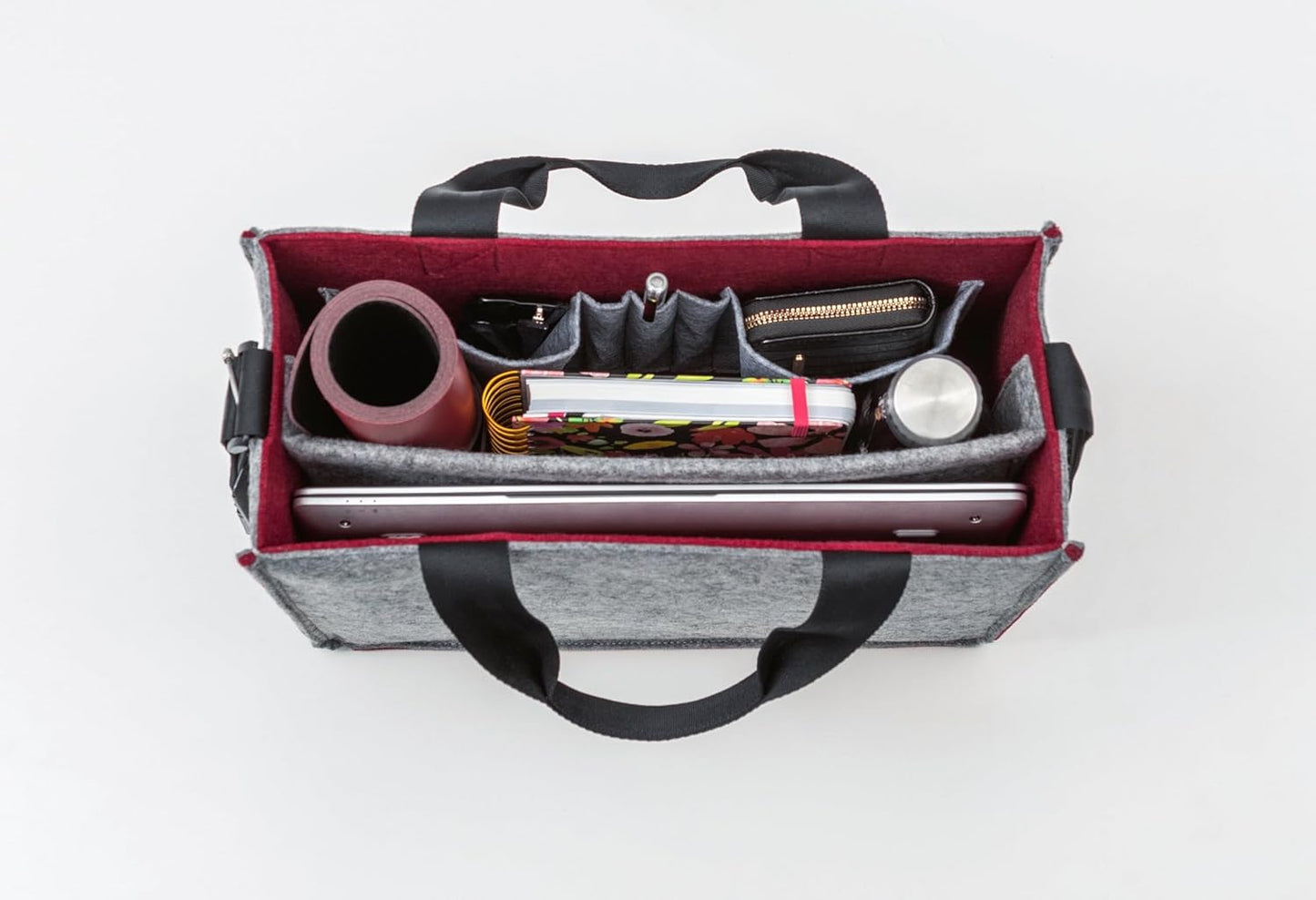 Sigel BA426 Desk Sharing Bag M Filztasche Laptoptasche Akten Laptop Tasche Filz
