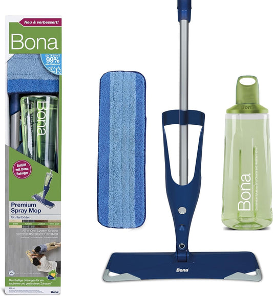 Bona Premium Sprüh Mop Hartböden Komplett Bodenwischer Sprühwischer Wischmop