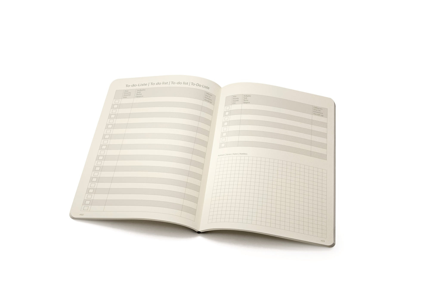 Sigel CF132 Business Organiser ca. A4 Kunstleder schwarz Set Notizheft liniert