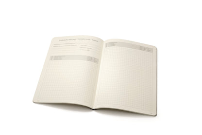 Sigel CF132 Business Organiser ca. A4 Kunstleder schwarz Set Notizheft liniert