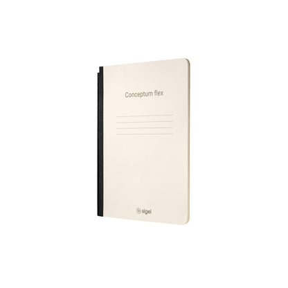 Sigel CF133 Business Organiser ca. A5 Kunstleder schwarz Set Notizheft liniert