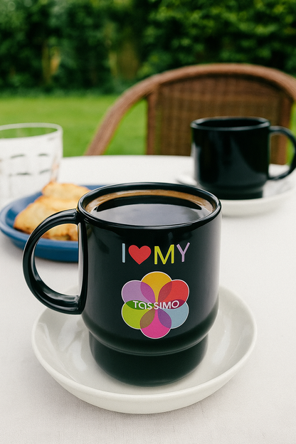 6x Tassimo Tupper Becher Tupperware Tasse Kaffeetasse Kunststoff Plastik Camping