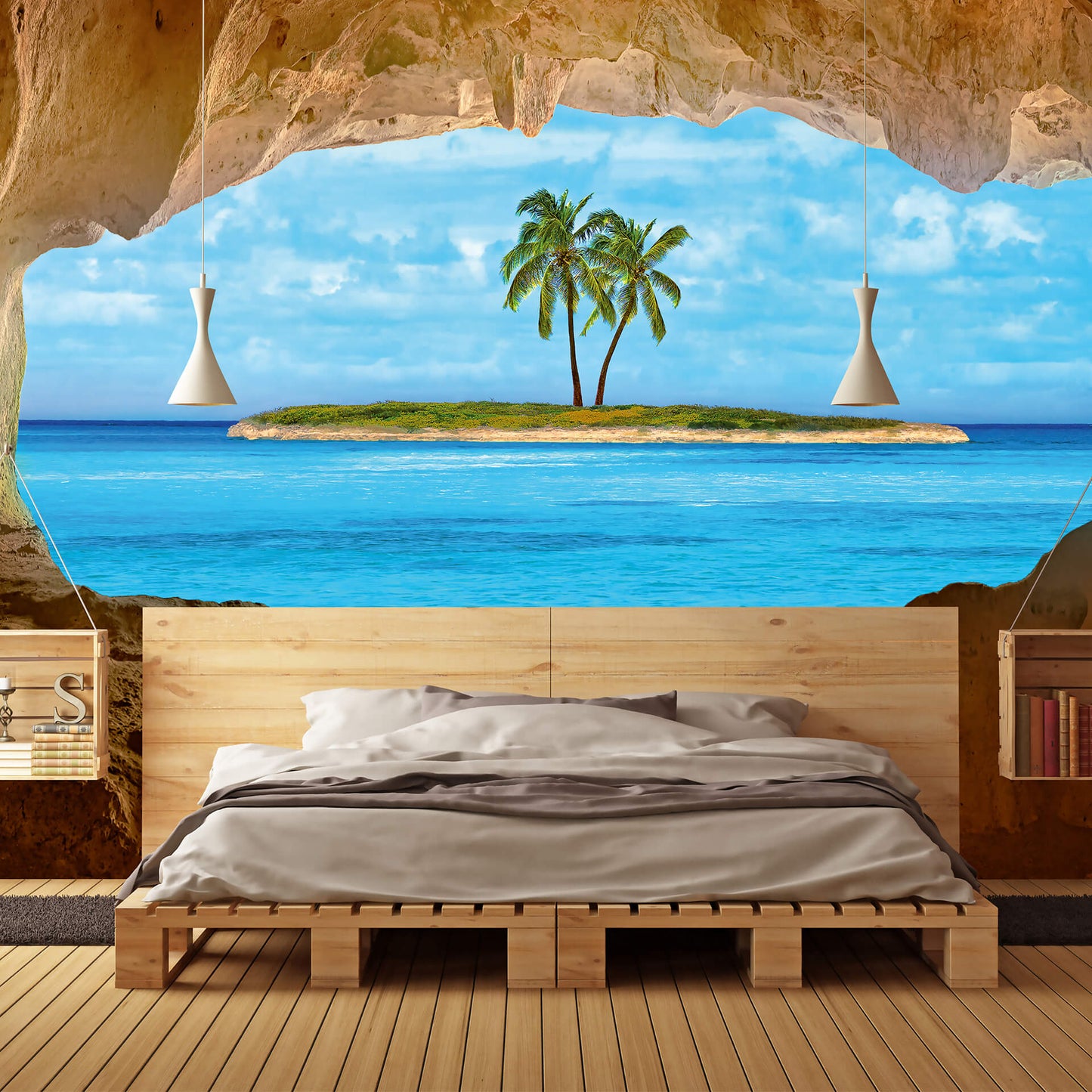 A.S. Création Papier Fototapete Fensterblick Paradise DD118864 Meer Designwalls