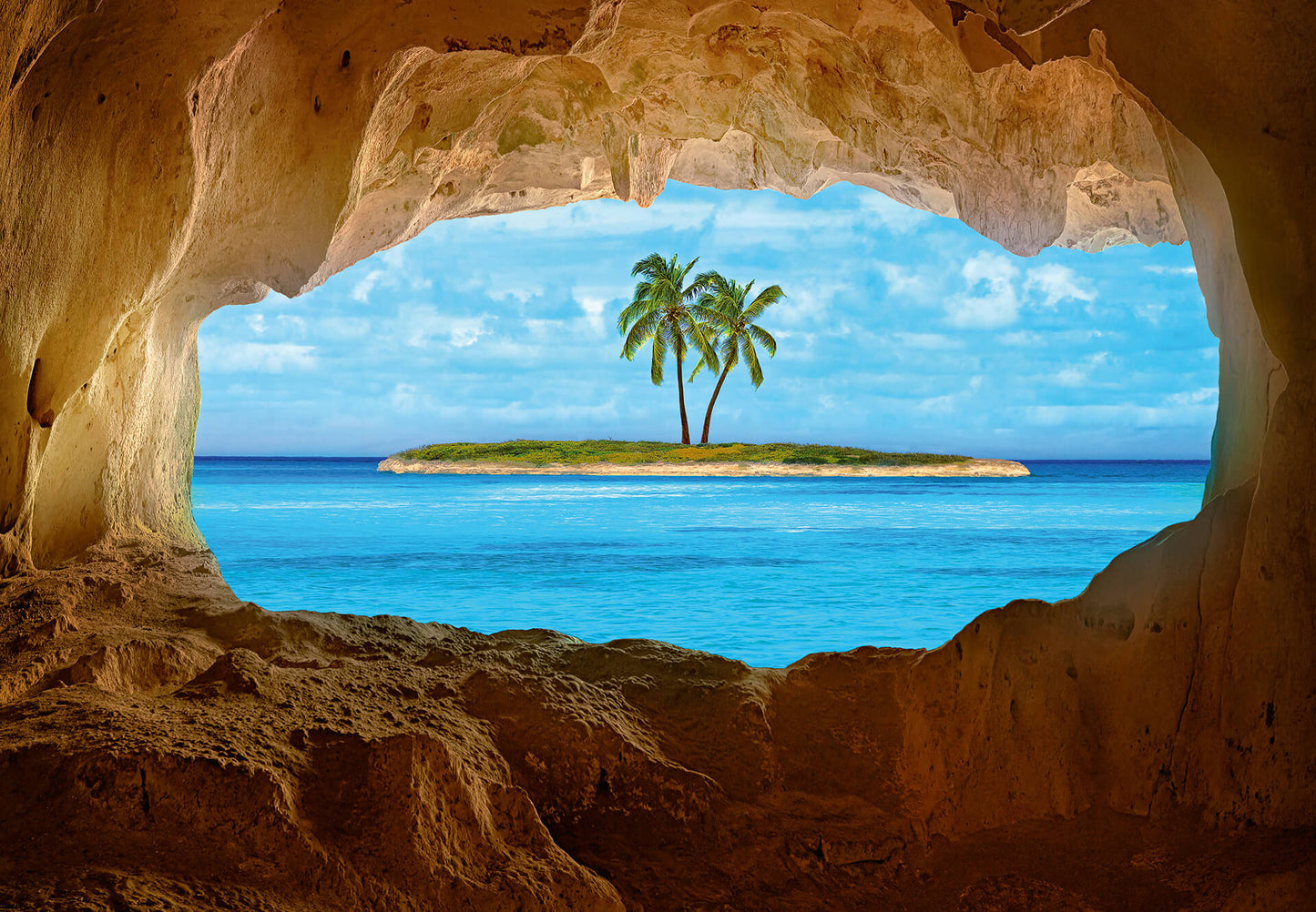 A.S. Création Papier Fototapete Fensterblick Paradise DD118864 Meer Designwalls
