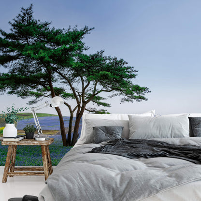 A.S. Création Vlies Fototapete Lavendel Tree Flower Field DD118899 Baum Tapete