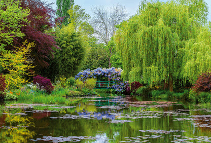 A.S. Création Vlies Fototapete See Monets Garden in France DD118900 Wald Tapete