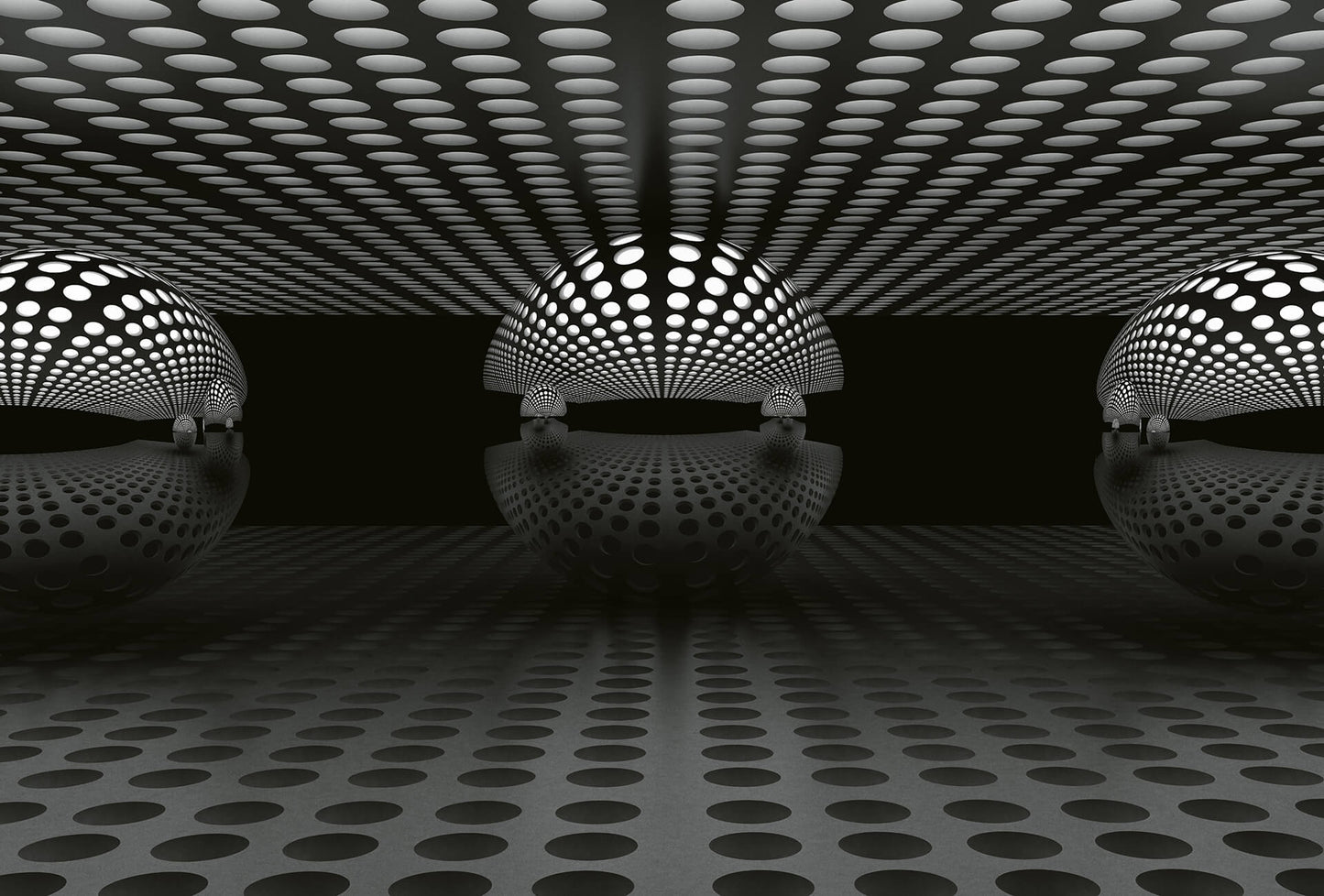 A.S. Création Vlies Fototapete 3D  3D Sphere Silver DD118903  Designwalls 2.0