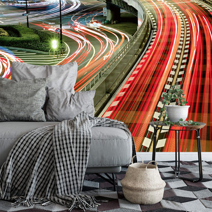 A.S. Création Vlies Fototapete Skyline Urban Lightstripes DD118928 Designwalls