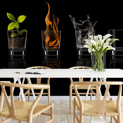 A.S. Création Vlies Fototapete Küchentapete Earth Fire Water Air DD118934 Tapete
