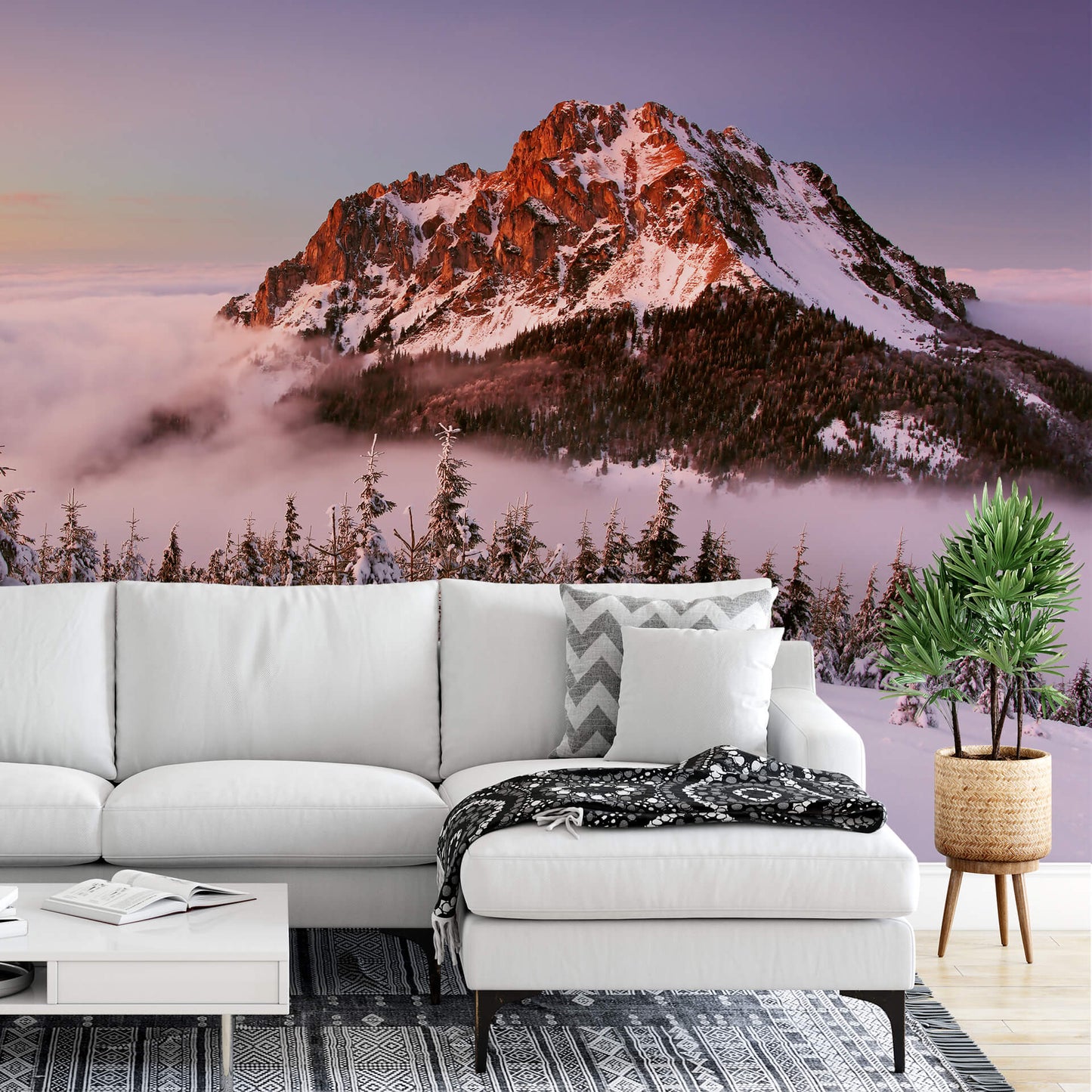 A.S. Création Vlies Fototapete Berge Snowy Mountain Peak DD118951 Alpen Tapete