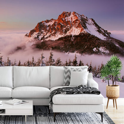 A.S. Création Vlies Fototapete Berge Snowy Mountain Peak DD118951 Alpen Tapete