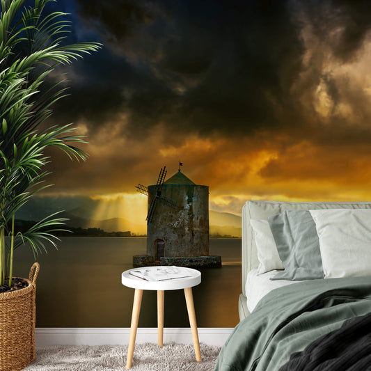 A.S. Création Vlies Fototapete Landschaft Old Windmill DD118954 Natur Designwall