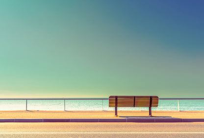 A.S. Création Vlies Fototapete Strand Bench and Sea DD118957 Meer Designwall