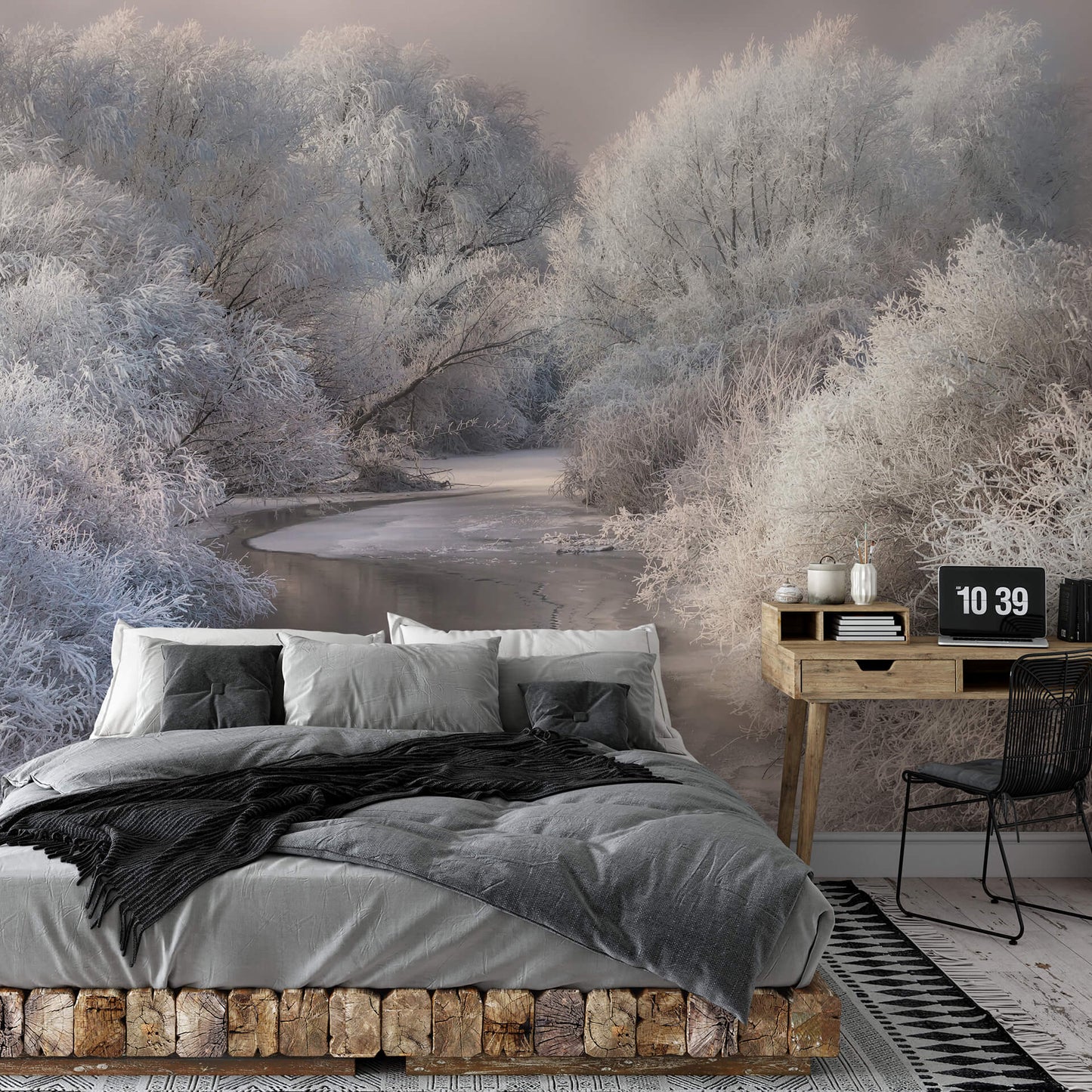 A.S. Création Vlies Fototapete See Frozen Forrest DD118968 Wald Designwalls 2.0