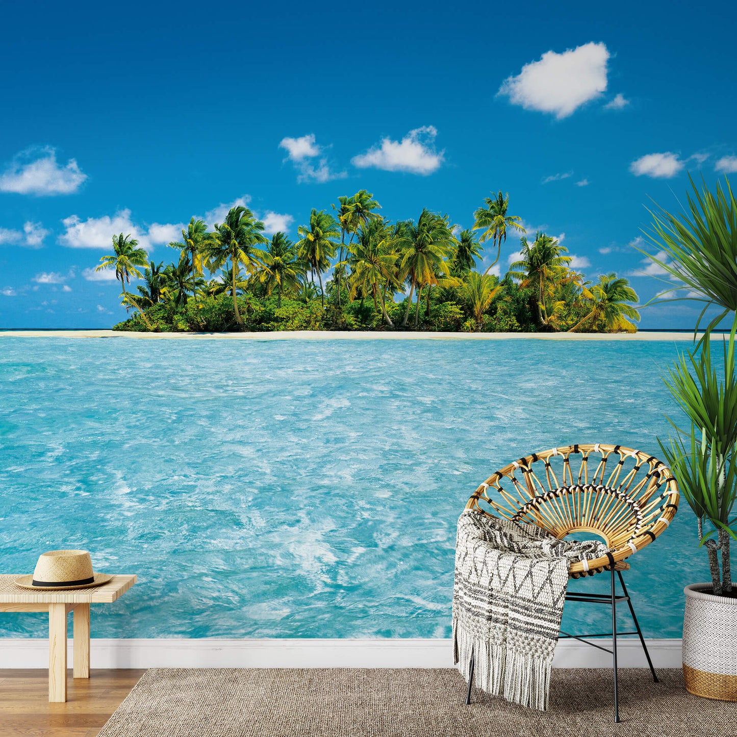 A.S. Création Vlies Fototapete Palmen Maldive Dream DD119006 Strand Designwalls