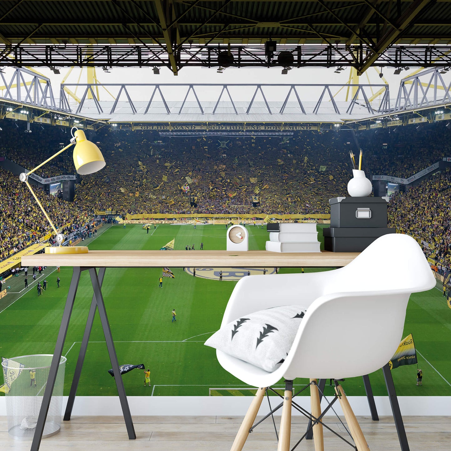 A.S. Création Vlies Fototapete Fußball  BVB Fan Choreo DD119011  Designwalls 2.0