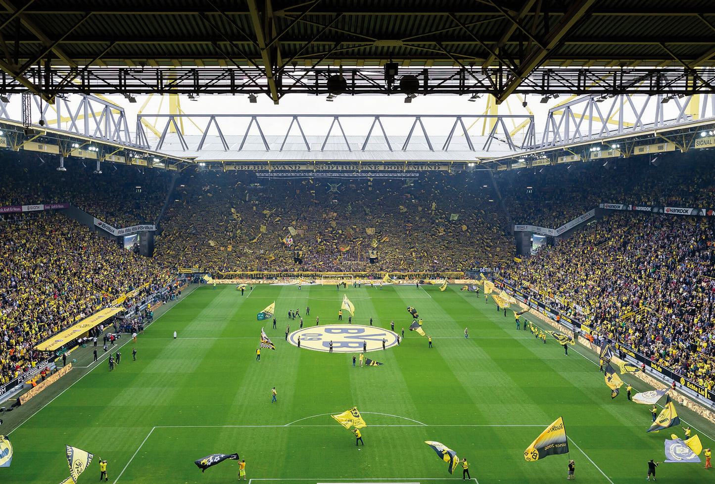 A.S. Création Vlies Fototapete Fußball  BVB Fan Choreo DD119011  Designwalls 2.0