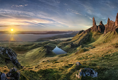 A.S. Création Vlies Fototapete Berge The Old Man of Storr DD119050 Landschaft