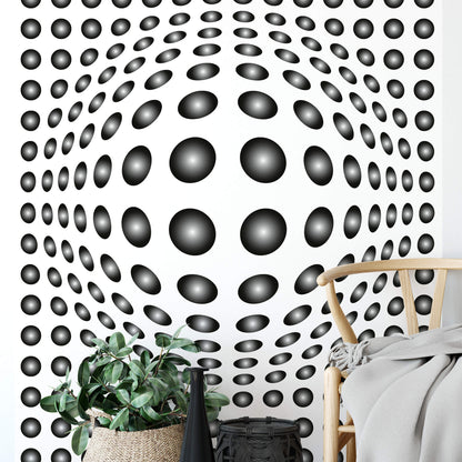 A.S. Création Vlies Fototapete 3D Dots Black And White DD119052 Designwalls 2.0