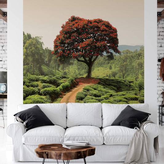 A.S. Création Vlies Fototapete Landschaft Red Tree DD119062 Natur  Designwalls