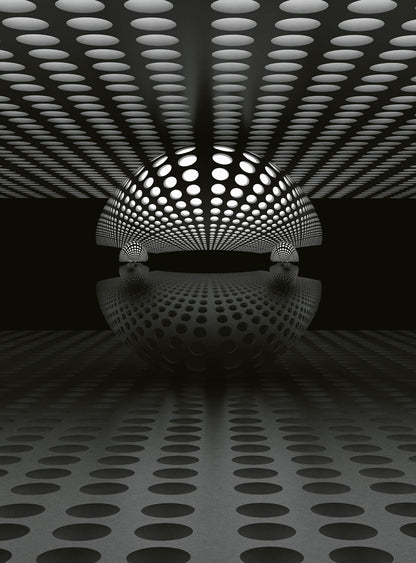 A.S. Création Vlies Fototapete 3D  3D Sphere Silver DD119064  Designwalls 2.0