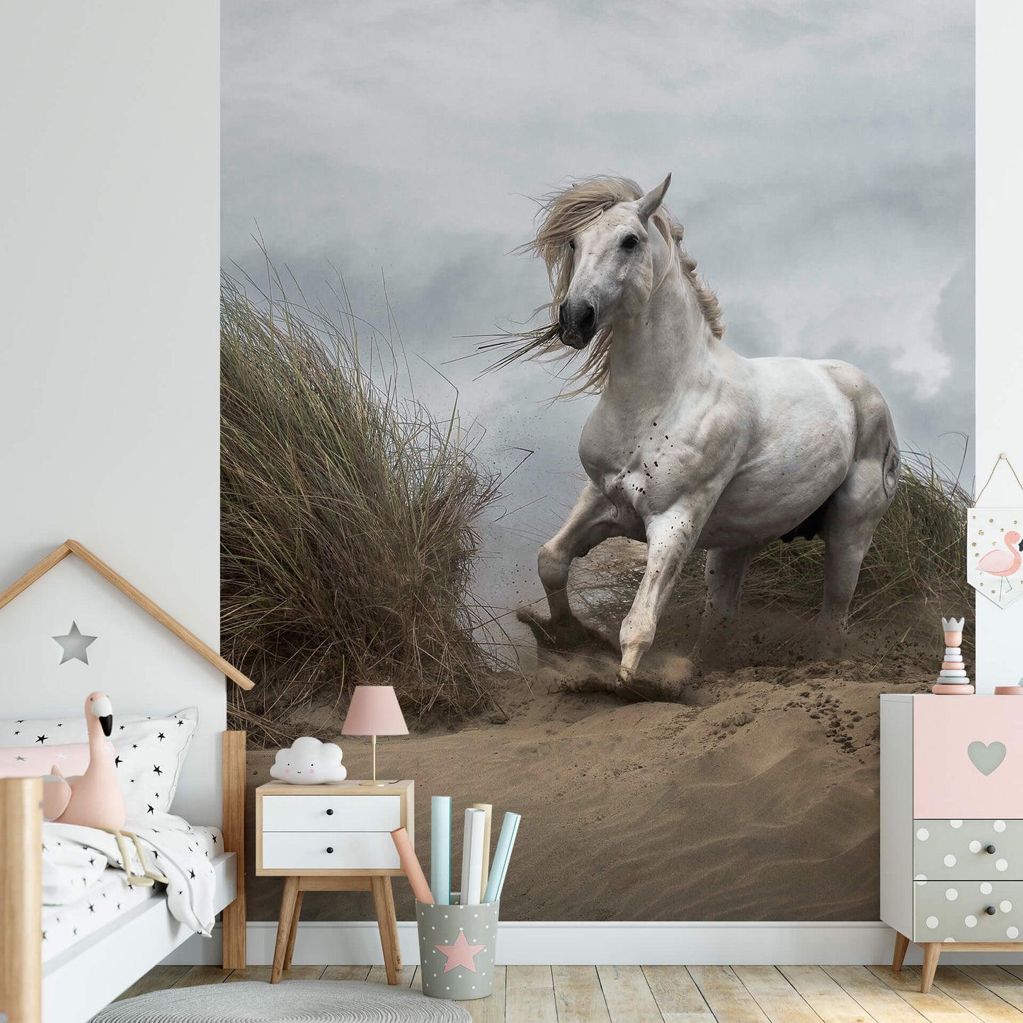 A.S. Création Vlies Fototapete Pferde White Wild Horse DD119076 Tiere Tapete