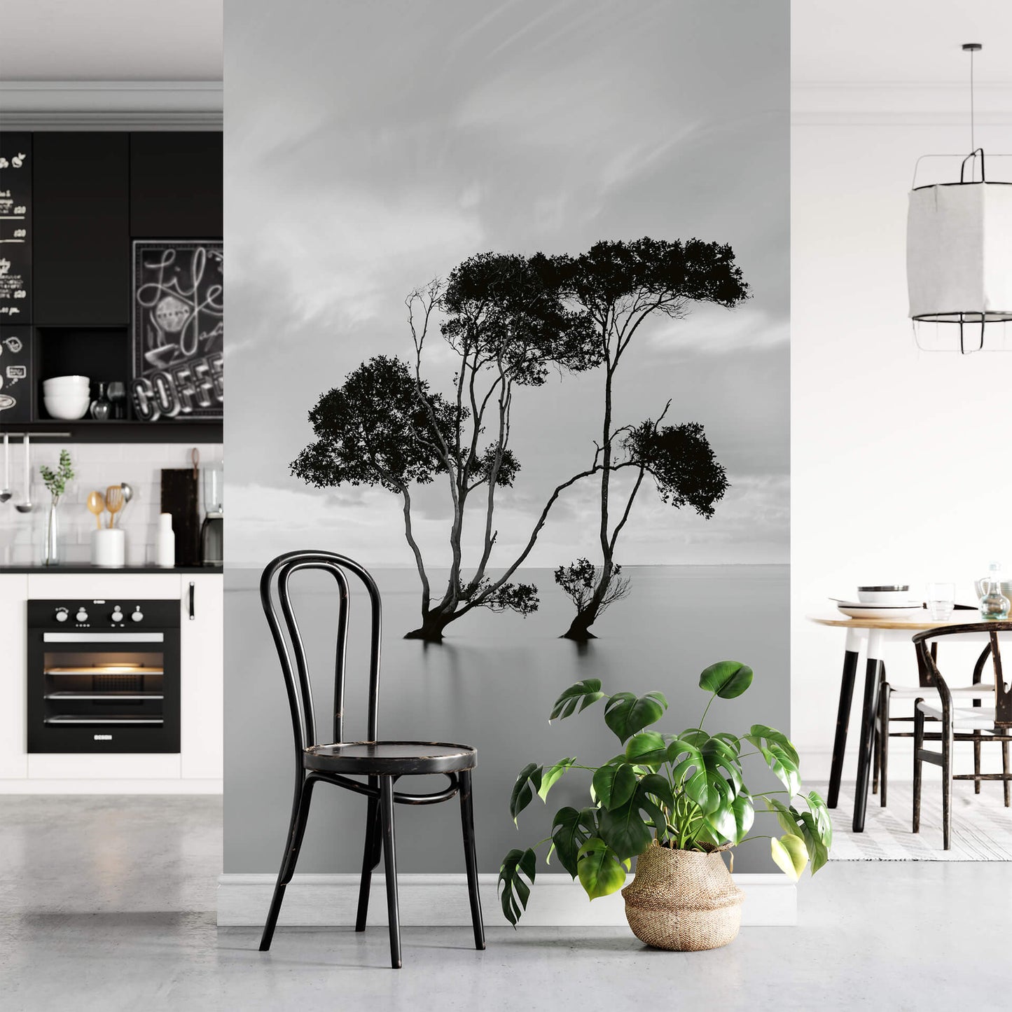 A.S. Création Vlies Fototapete See Trees In The Still Water DD119077 Baum Tapete