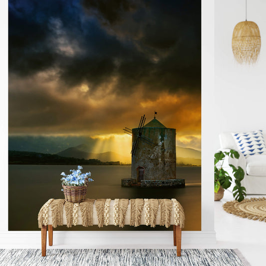 A.S. Création Vlies Fototapete Landschaft Old Windmill DD119085 Natur Designwall