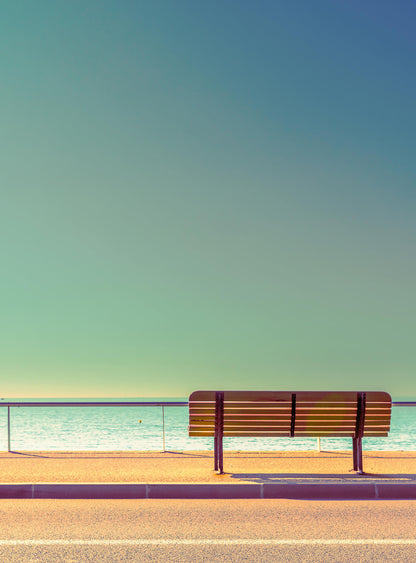 A.S. Création Vlies Fototapete Strand Bench Sea DD119087 Meer Designwall Tapete