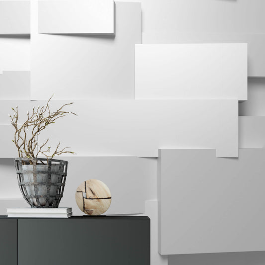 A.S. Création Vlies Fototapete 3D Weiß 3D Wall DD119106 Grau Designwalls  2.0