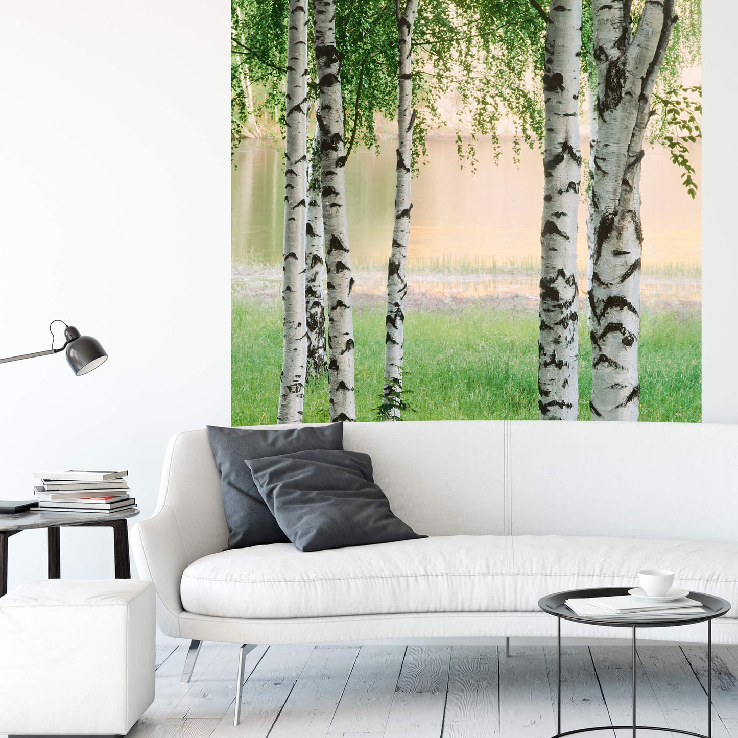 A.S. Création Vlies Fototapete Birkenwald Nordic Forest DD119114 Wald Designwall